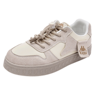 Kappa【新品】kappa kids2025黃色新款女童鞋兒童春秋新款童鞋休閑運動(dòng) 灰色 38