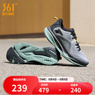 361度運(yùn)動(dòng)鞋男鞋赤焰4網(wǎng)面透氣跑鞋男輕便通勤減震專業(yè)跑步鞋 循環(huán)灰/曜石黑 密網(wǎng)【男】 46