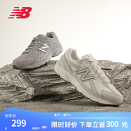 NEW BALANCE NB 官方休閑鞋女鞋休閑復(fù)古低幫奶油白色潮鞋運動鞋480系列 奶油色 W480ST5 40 (腳長25.5cm)