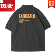 班尼路 BALENO立領(lǐng)短袖潮流寬松男士美式T恤 黑色 M