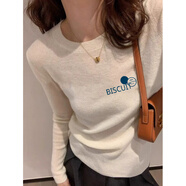 以純（YISHion）2025新款春秋裝純棉長(cháng)袖t恤女冬季歐貨歐洲站潮牌內搭打底衫上衣 124(BIS) M 105斤內