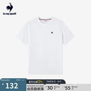 樂卡克法國公雞夏季圓領(lǐng)短袖T恤 L242UECA0301 瓷白色 M
