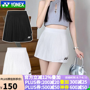 YONEX新款尤尼克斯羽毛球服短裙女yy百褶裙220113運(yùn)動(dòng)裙網(wǎng)球裙跑步 220113TCR白色  L