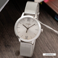 卡西歐（CASIO）女士石英手表時尚指針鋼帶防水LTP-2064A  2085 1303 1391 LTP-E157M-7A