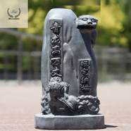 LNGA LANDGRE青龍高萬丈石雕擺件化解白虎抬頭青石材質(zhì)鎮(zhèn)宅石陰陽庭院擺件石雕 【精致典雅】貔貅款收納盒高30長
