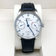 【二手99新】萬國( IWC )手表葡萄牙系列葡7全自動機(jī)械表計時七日鏈 男士休閑商務(wù)正裝瑞表 42mm 七日鏈白盤藍(lán)針 IW500107