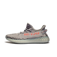阿迪達斯 （adidas） Yeezy Boost 350v2新灰橙純白冰藍黃油斑馬黑天使黑滿(mǎn)天星 新灰橙 鞋子偏小半碼 36.5