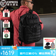 5.11（TACTICAL SERIES ）雙肩突擊包511戶(hù)外戰術(shù)大容量耐磨防潑水登山包迷彩雙肩背包56563 黑色019（24小時(shí)37升容量）