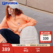 FILAFUSION斐樂潮牌情侶款男士女士背包2025休閑大容量電腦包雙肩包 棉花糖白-IV XS