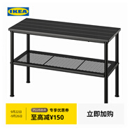 宜家（IKEA）NIPASEN尼坡森長凳換鞋柜可坐門口家用收納鞋柜 黑色長凳可放鞋
