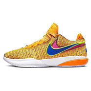 耐克NIKE男籃球鞋LEBRON低幫運(yùn)動(dòng)鞋DJ5422-801橙藍(lán)白38.5