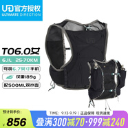 ULTIMATE DIRECTION美國UD TO6.0男女競速越野包男女跑步背包輕量帶軟水壺山地騎行包 女款 TO6.0-黑（含2個(gè)軟水壺） L