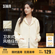森馬迪士尼米奇家族合作外套女連帽寬松2025春季繡花夾克109125108001