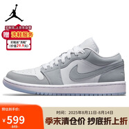 耐克NIKE男女休閑鞋喬丹AJ1小迪奧 JORDAN 1運動鞋DC0774-105白灰37.5