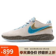 耐克（NIKE）男子 LeBron 20秋款減震耐磨籃球鞋 DV9089-801 灰藍 38.5