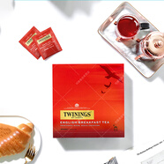 胖 東來品質(zhì)Twinings茶包英國英式早餐紅茶進口技術(shù)英國紅茶濃郁 【餐飲特惠裝】英式早餐紅茶100茶包200g-1盒