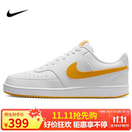 耐克NIKE板鞋男子復古緩震COURT VISION運動(dòng)鞋HF1744-100大學(xué)金40.5