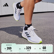adidas DURAMO SL訓(xùn)練備賽輕盈跑步運(yùn)動(dòng)鞋男子阿迪達(dá)斯官方 白/黑/藍(lán)   42