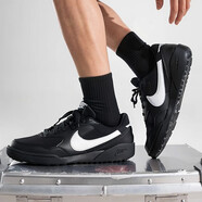 耐克（NIKE）男鞋夏秋季新款運動(dòng)鞋Court低幫滑板鞋時(shí)尚百搭休閑鞋子男 HQ4502-001黑色白勾 40.5