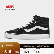 VANS范斯官方 Filmore Hi黑色復(fù)古個(gè)性女鞋板鞋運(yùn)動(dòng)鞋 黑色 37