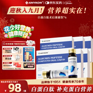 AMYKON白蛋白肽口服液術(shù)后中老年放化療恢復(fù)氨基酸非靜脈滴注射6盒/套