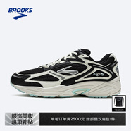 布魯克斯（BROOKS）Adrenaline GTS4追嵐跑鞋2025新款男女緩震支撐運(yùn)動(dòng)跑步 【男】黑色/椰奶色/銀色 45