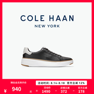 colehaan/歌涵 男士休閑鞋 新款小白鞋牛皮革增高低幫休閑運(yùn)動(dòng)鞋C34226 黑色C34225 41.5