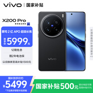 vivo X200 Pro 16GB+512GB 辰夜黑 國家補(bǔ)貼 蔡司2億APO超級長焦 藍(lán)晶×天璣9400 拍照 AI 手機(jī)