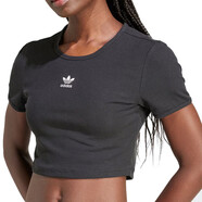 三葉草（Adidas）阿迪達斯ADIDAS女裝運動(dòng)休閑短袖T恤三葉草IY9664 黑色  M 