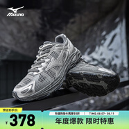美津濃（MIZUNO）男女跑步運動(dòng)鞋 緩震透氣 網(wǎng)面拼接 反光標識 RACER S