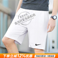 耐克（NIKE）官方 短褲夏季男 25新款冰絲速干透氣五分寬松休閑褲跑步運(yùn)動(dòng)短褲 IB8654-100/舒適/刺繡LOGO 無(wú)口袋 M