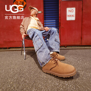 UGG秋季男士時(shí)尚舒適純色平底系帶經(jīng)典靴休閑時(shí)尚靴 1166760 CHE | 栗色 37