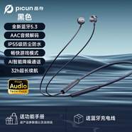 品存（picun）耳機(jī)無線藍(lán)牙重低音樂游戲帶麥吃雞耳麥?zhǔn)謾C(jī)電腦男女生通用 X5黑色