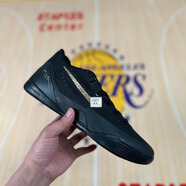 純原莆田純原zoom低幫實(shí)戰訓練緩震籃球鞋男鞋情侶鞋 黑金 39