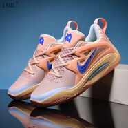 LNMLKD15籃球鞋男杜蘭特青少年兒童學(xué)生球鞋莆田歐文7詹姆斯運動(dòng)鞋球 款KD15-藍粉 35 碼