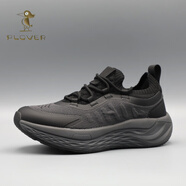 PLOVER2025春夏新款男士戶外運動休閑鞋網(wǎng)面透氣厚底減震輕便旅游鞋 深灰色 39 【運動鞋碼】