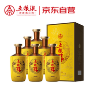 五糧液股份 五糧醇金裝濃香型白酒 50度 500mL*6瓶 整箱原箱裝中秋送禮