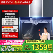 帥康（Sacon）【補貼20%】歐式頂吸抽油煙機T8066/T8088自帶延長(cháng)罩 不銹鋼機身家用大吸力煙機 灶具套裝可選 自清潔單煙機T8066 天燃氣