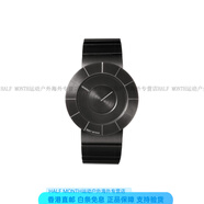三宅一生（ISSEY MIYAKE）50米防水 石英 不銹鋼表帶 日韓表 38mm 男女 黑色表盤(pán) SILAN002Y 黑色表盤(pán)