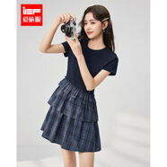 IEF/愛(ài)依服2025夏季新款美式甜酷個(gè)性辣妹設計感通勤百搭連衣裙
