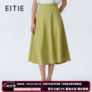 愛特愛（EITIE）經(jīng)典傘裙高腰A字通勤OL百搭顯瘦半身裙春夏新款裙子A2506523 墨綠41 L 165