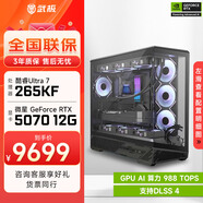 微星酷睿i5 14600KF/RTX 5070設(shè)計辦公整機(jī)游戲電競臺式組裝電腦黑神話悟空主機(jī)DIY組裝機(jī) 265KF+RTX5070丨配置四