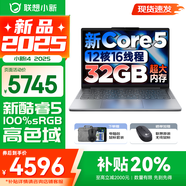 聯(lián)想小新14/小新Pro14 2025補(bǔ)貼可選 高性能超輕薄筆記本電腦 學(xué)生游戲設(shè)計辦公本 標(biāo)壓酷睿 二代Core5 32G 1TB升級｜小新14高配 IPS高清全面屏｜DC調(diào)光 護(hù)眼無閃爍