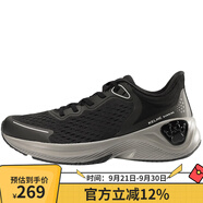 KELME/卡爾美運動鞋春秋新款減震男子跑步鞋輕便女子休閑透氣男鞋 黑灰男女同款 37