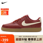 耐克NIKE男子休閑鞋 COURT VISION 運動(dòng)鞋IB2998-600紅白棕40