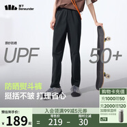 蕉下（beneunder）寬松闊腿褲女士休閑褲子防曬冰絲長褲涼感速干錐形直筒運(yùn)動(dòng)25春夏