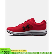 安德瑪（Under Armour）Charged Assert 10男鞋運動(dòng)鞋跑鞋跑步鞋輕便透氣網(wǎng)面3026175 Red / Black - 600 10=44碼