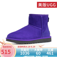 UGG美版防水防污新經(jīng)典系列雪地靴保暖短靴 1016222 秋冬新款男女款 1016222女款 VNGH-紫羅蘭色 37