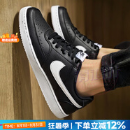 耐克（NIKE）官方 男鞋 25夏新款輕便透氣運(yùn)動(dòng)休閑小白鞋耐磨減震低幫滑板鞋男 Court/黑白色【曬圖-10】 43 碼(內(nèi)長275mm)