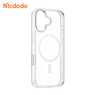 MCDODO適用iPhone17Pro手機(jī)殼蘋果17ProMax新款17air磁吸Magsafe無線充超薄保護(hù)套透明硬殼自帶拍照按鍵 【iPhone17】升級自帶按鍵